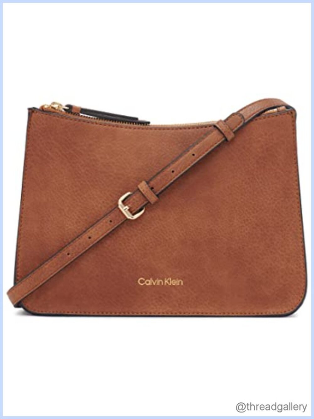 Vegan Leather Crossbody Bag Bubble Lamb Zip Closure